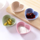 4 x Wheat Straw Small Plate Food Snack Dish Seasoning Dish Sauce Plate New