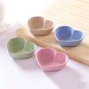 4 x Wheat Straw Small Plate Food Snack Dish Seasoning Dish Sauce Plate New