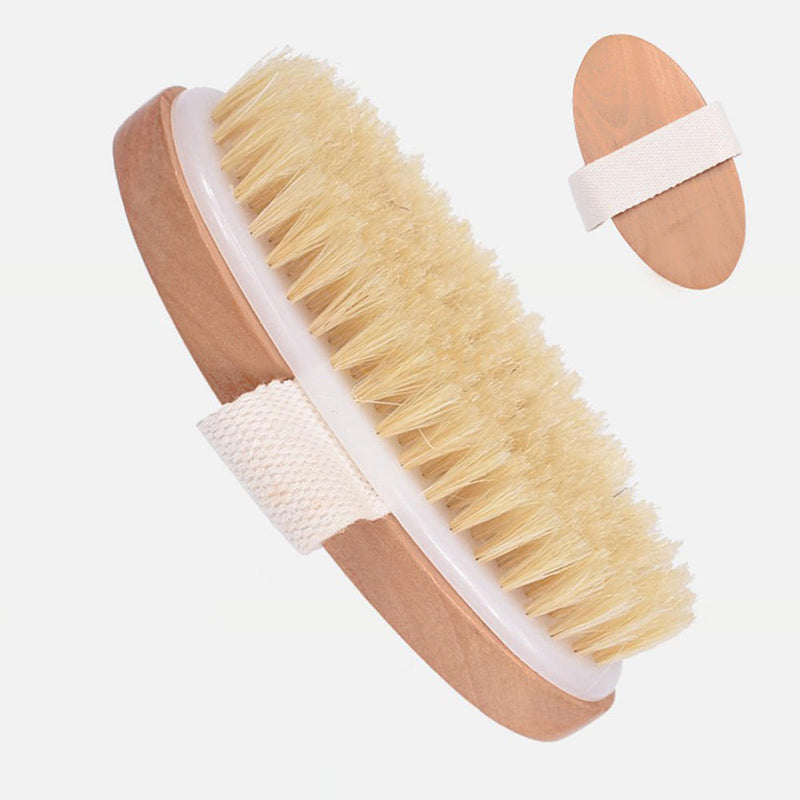 1 Piece New Skin Body Soft Natural Brush Wooden Bath Shower Bath Brush