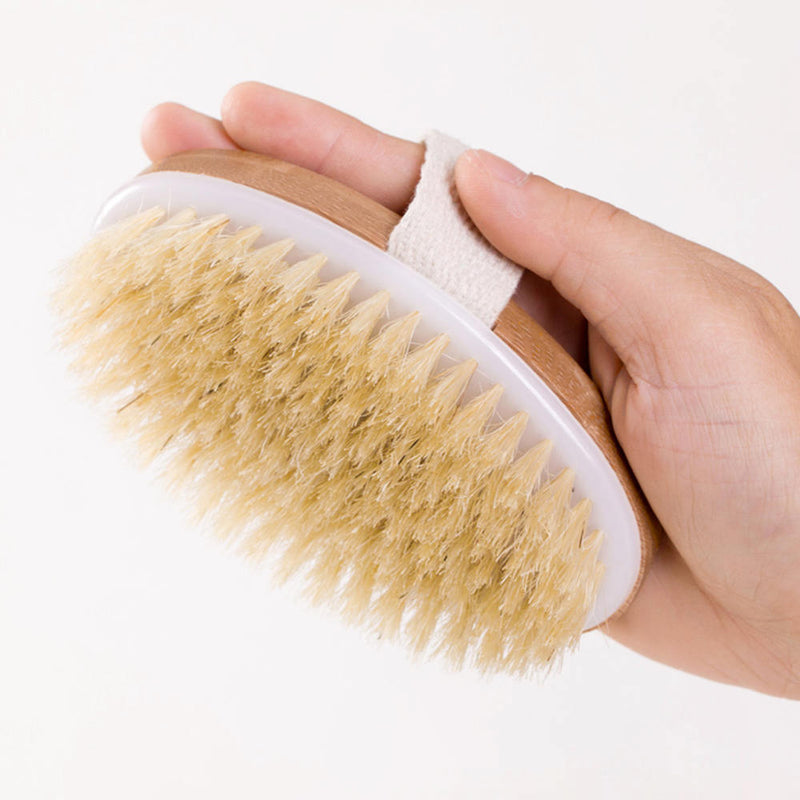 1 Piece New Skin Body Soft Natural Brush Wooden Bath Shower Bath Brush