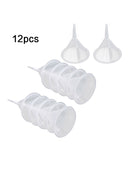 12XNarrow Neck Plastic Filling Funnel Small Funnel Small Perfume Funnel New