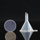 12Pcs Plastic -Funnel with Straight Top Short-Neck  Oil Plastic Filling Tool