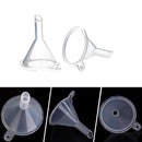 12Pcs Plastic -Funnel with Straight Top Short-Neck  Oil Plastic Filling Tool