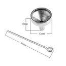 Funnels Flask Filling-Salt-Pepper Herbs Stainless-Steel Kitchen Mini Liquid