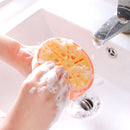 4x Quality Scrubber Silicone Sponge Brush Cloth Towel Dishes Kitchen Cleaning