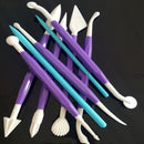 9 Pieces Plastic Double Heads Pottery Polymer Clay Sculpture Carving Tools