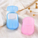 200Pcs Mini Soap Tablets Bath Cleaning Disposable Soap Sheet Paper Soap