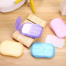 200Pcs Disposable Boxed Soap Paper Portable Travel Hand Washing Scented Soap