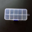 4 PCS Waterproof Fishing Lure Storage Box 10 Compartments Tackle Spoon Hook Bait