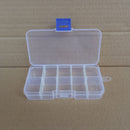 4 PCS Waterproof Fishing Lure Storage Box 10 Compartments Tackle Spoon Hook Bait