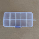 4 PCS Waterproof Fishing Lure Storage Box 10 Compartments Tackle Spoon Hook Bait