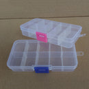 4 PCS Waterproof Fishing Lure Storage Box 10 Compartments Tackle Spoon Hook Bait