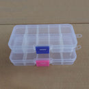 4 PCS Waterproof Fishing Lure Storage Box 10 Compartments Tackle Spoon Hook Bait