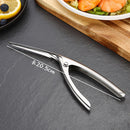 2 Pcs Stainless Steel Prawn Peeler Shrimp Peel Device Deveiner Kitchen Tools