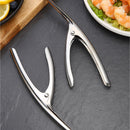 2 Pcs Stainless Steel Prawn Peeler Shrimp Peel Device Deveiner Kitchen Tools