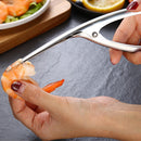 2 Pcs Stainless Steel Prawn Peeler Shrimp Peel Device Deveiner Kitchen Tools