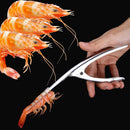 2 Pcs Stainless Steel Prawn Peeler Shrimp Peel Device Deveiner Kitchen Tools