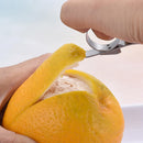 2x Stainless Steel Orange Fruit Peeler Parer Finger Type Sharp Blade New Hot