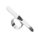 2x Stainless Steel Orange Fruit Peeler Parer Finger Type Sharp Blade New Hot