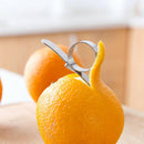 2x Stainless Steel Orange Fruit Peeler Parer Finger Type Sharp Blade New Hot
