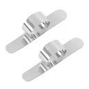 2x Stainless Steel Orange Fruit Peeler Parer Finger Type Sharp Blade New Hot