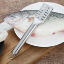 2 PCS Kitchen Fishing Tools Stainless Steel Fish Scale Remover Cleaner Scraper