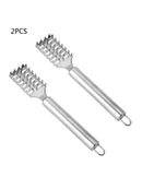 2 PCS Kitchen Fishing Tools Stainless Steel Fish Scale Remover Cleaner Scraper