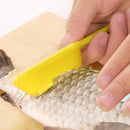 2 PCS Plastic Fish Skin Brush Scale Remover Scaler Scraper Cleaner Kitchen Tool