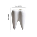 Tooth Shape Ceramic Flower Green Succulent Planter Cactus Decor Plant