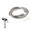 Toilet Bidet Shattaf Douche Spray Chrome Hygienic Shower Head Hose Kit Muslim