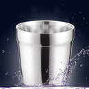 Stainless Steel Coffee Cup Travel Mug Double-layer Water Tea Beer Cup