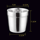 Stainless Steel Coffee Cup Travel Mug Double-layer Water Tea Beer Cup