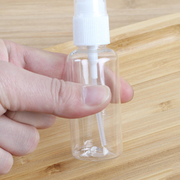 10 * Small Clear 30ml Plastic Spray Bottles Travel Home Transparent Makeup Nice