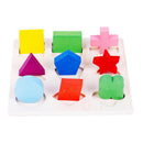 Baby Wooden Geometry Educational Toys Puzzle Montessori Early Learning Toys