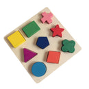Baby Wooden Geometry Educational Toys Puzzle Montessori Early Learning Toys