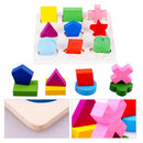 Baby Wooden Geometry Educational Toys Puzzle Montessori Early Learning Toys