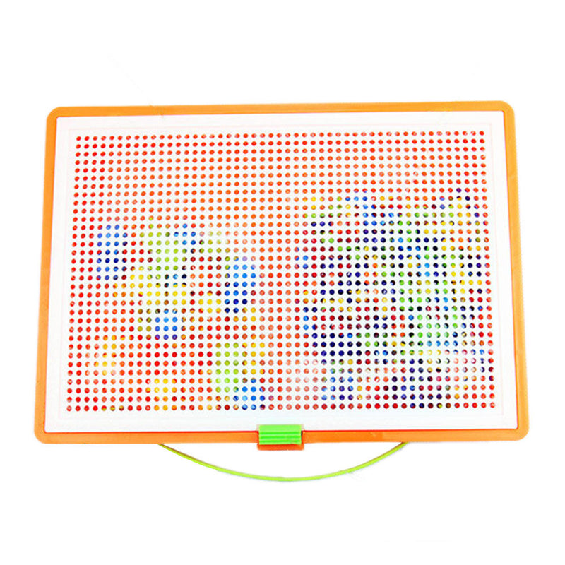 296X Children Jigsaw Puzzle Peg Board Educational Toys Set For Kids Gifts DIY