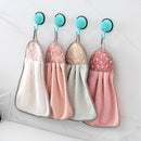 4PCS Hand-Towel Kitchen-Accessorie Cleaning-Cloths Coral-Fleece Super-Absorbent