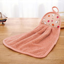 2PCS Hand-Towel Kitchen-Accessorie Cleaning-Cloths Coral-Fleece Super-Absorbent