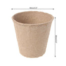 50X Plastic Flower Cup Round Multi-small Clivia Plants Succulents Holder