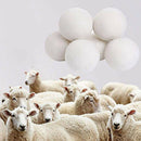 6pcs Wool Dryer Balls Organic Reusable Natural Fabric Softener Laundry Dry