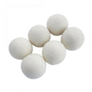 6pcs Wool Dryer Balls Organic Reusable Natural Fabric Softener Laundry Dry