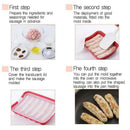 1 x Silicone DIY Sausage Making Mold 6-Hot-Dogs Maker Design Mould Newest Useful