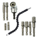 8pcs Hex Shank Nut Extension Drill Bits Adapter Right Angle Flexible Shaft Hot