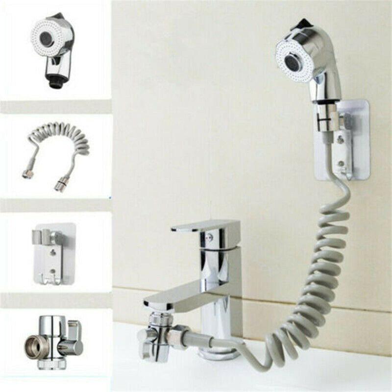 Salon SPA Shampoo Hair Unit Sink Replacement Part Faucet Spray Hose Set