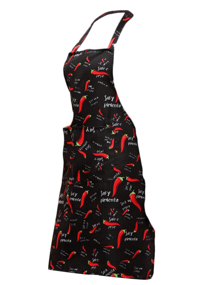 1 x Unisex Women Men Apron Dress Kitchen Restaurant Chef Cooking BBQ Pocket Gift
