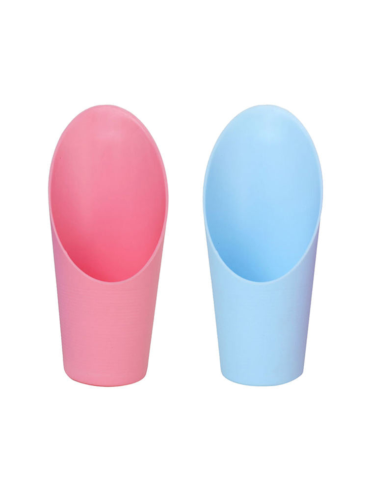2Pcs Soil Hand Shovel Scoop Cup for Bonsai Garden Plant Plastic Newest Useful