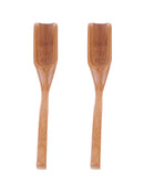 2Pcs Natural Bamboo Tea Scoop Ceremony Bamboo Tea Spoon Durable Tool New