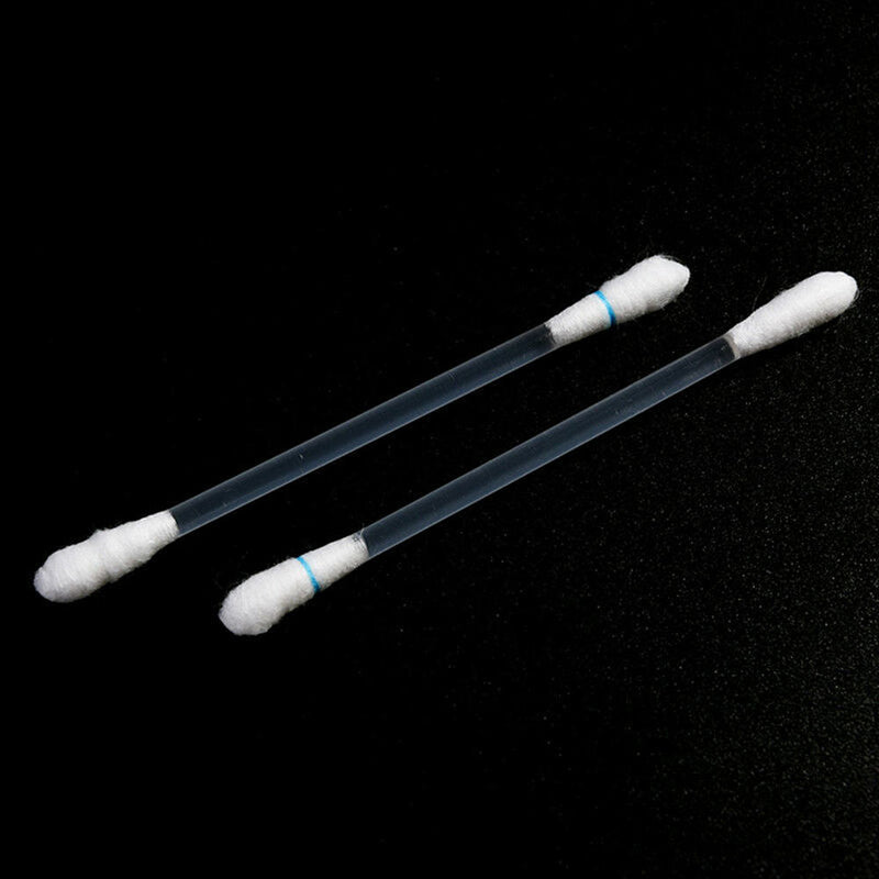50x Double Head Absorbent Cotton Swab Ears Cleaning Beauty Wood Sticks Swabs