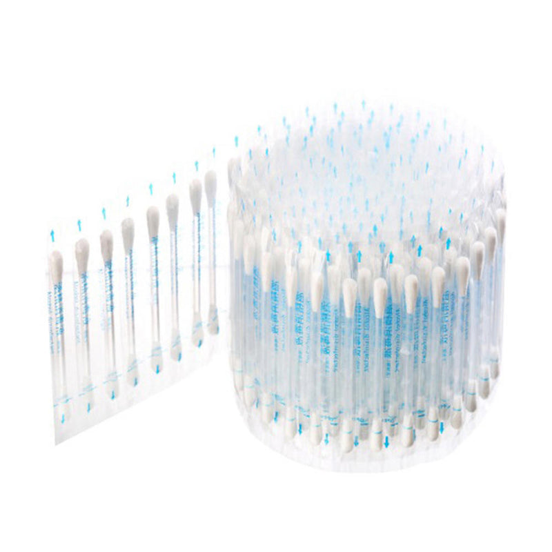50x Double Head Absorbent Cotton Swab Ears Cleaning Beauty Wood Sticks Swabs